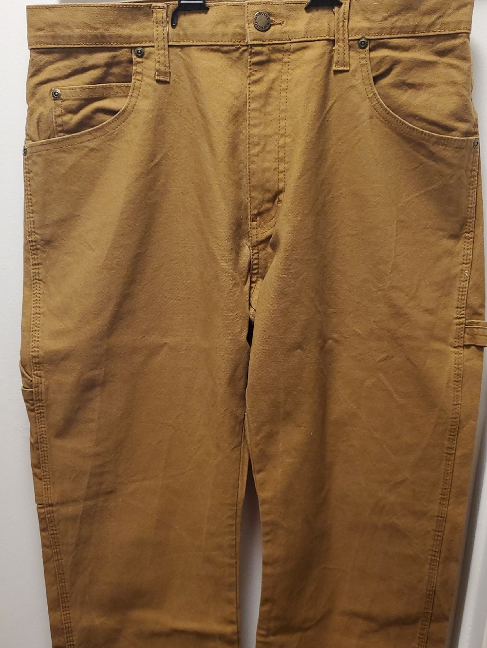 Wide Leg Women's Utility Pants in Tan